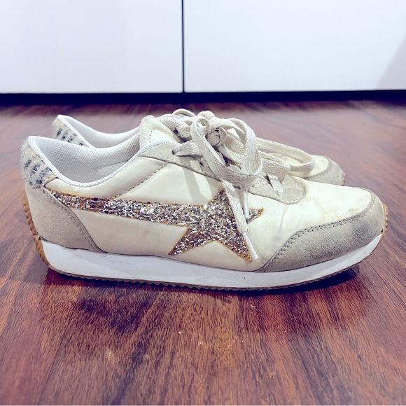 Very G Shoes - ✨Star Sneakers with Gold Accents